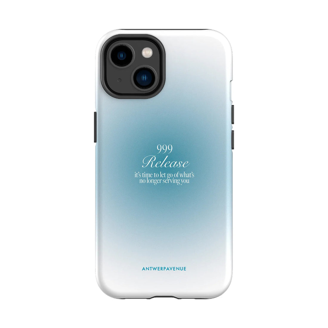 999 Release - Blue Case - iPhone 14 mockup
