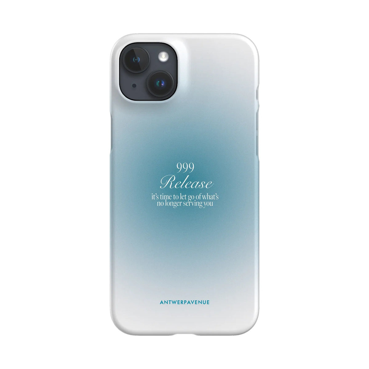999 Release - Blue Case - iPhone 15 Plus Snap mockup