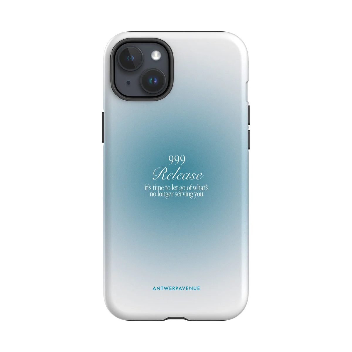 999 Release - Blue Case - iPhone 15 Plus mockup