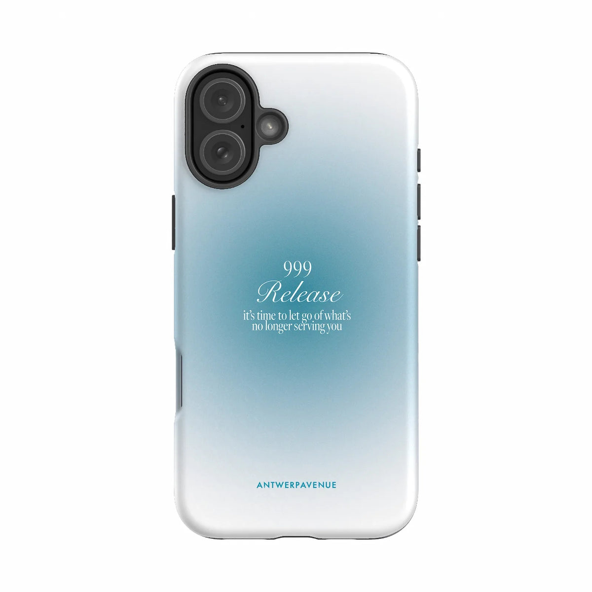 999 Release - Blue Case - iPhone 16 Plus mockup