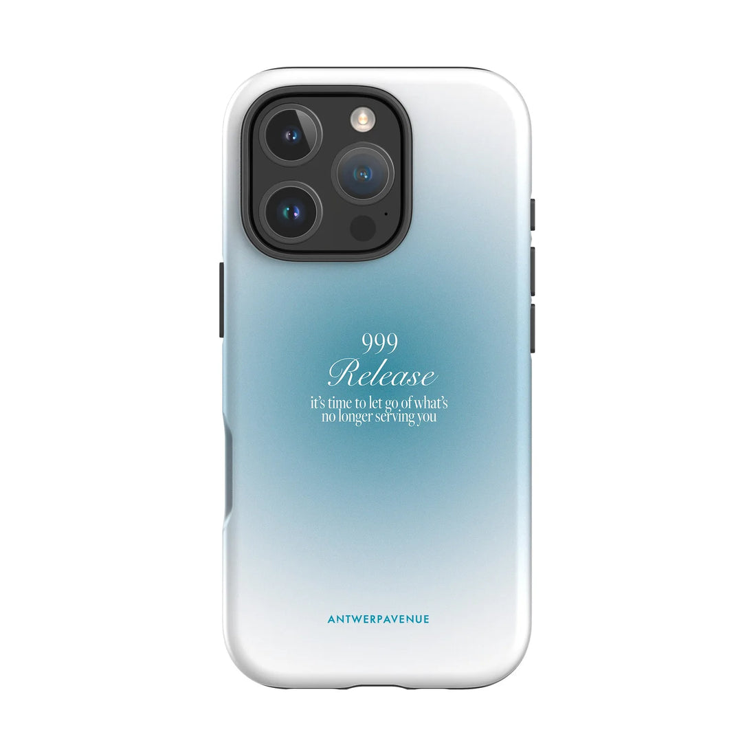 999 Release - Blue Case - iPhone 16 Pro mockup