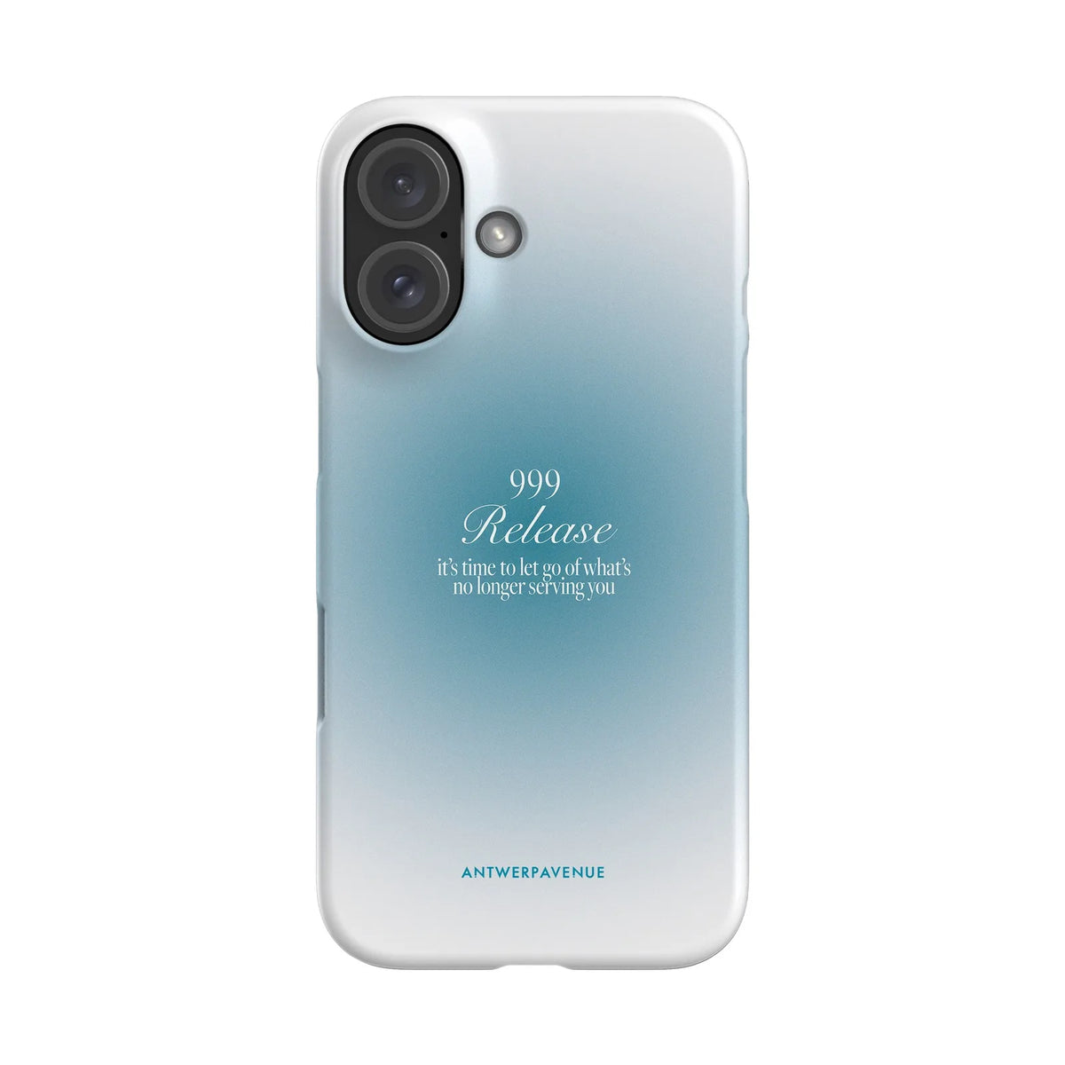 999 Release - Blue Case - iPhone 16 Snap mockup