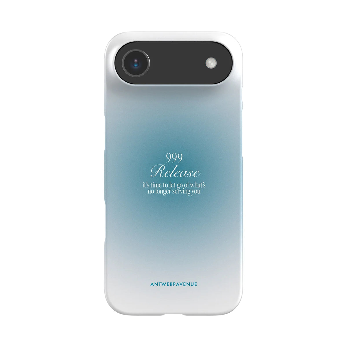 999 Release - Blue Case - iPhone 17 Air Snap mockup