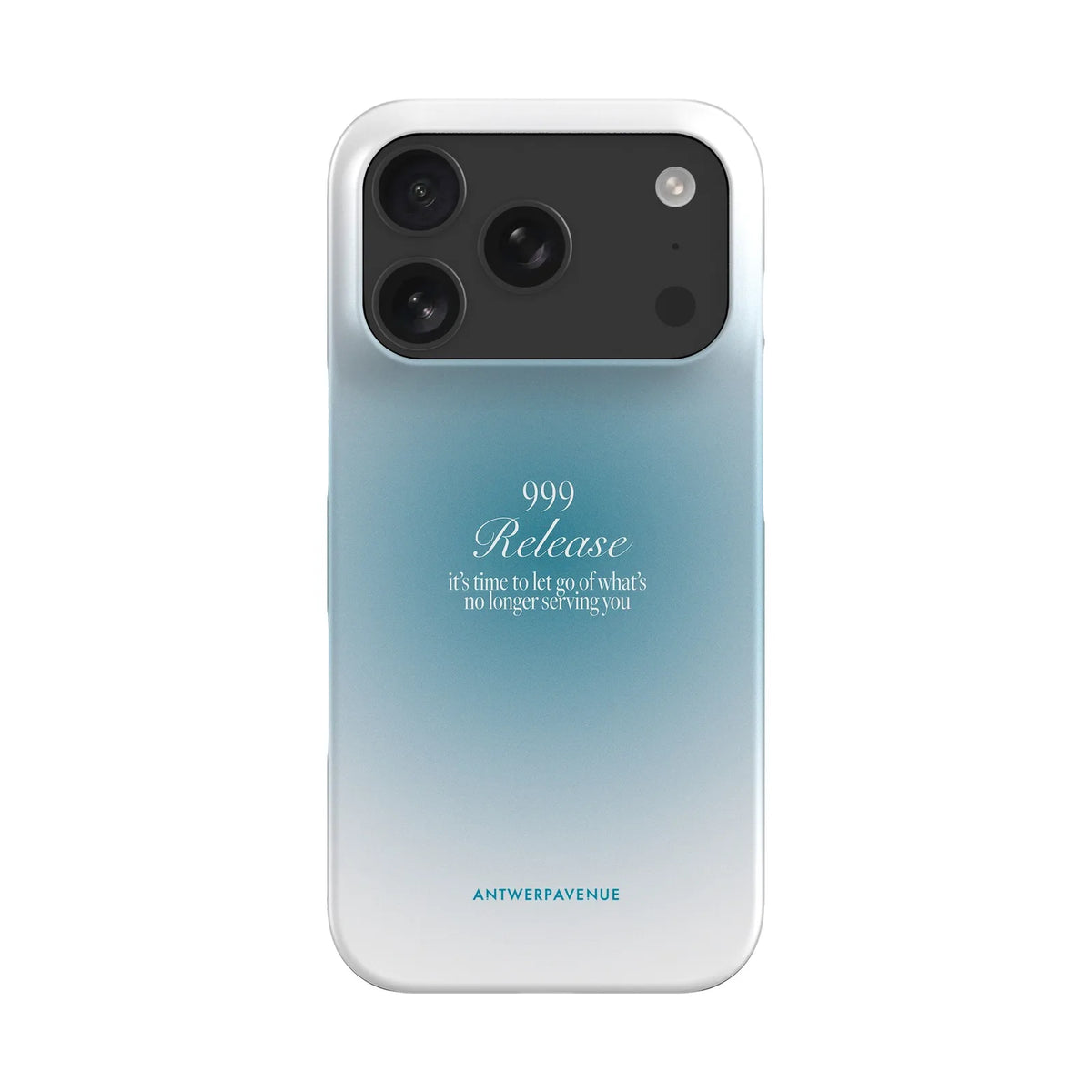 999 Release - Blue Case - iPhone 17 Pro Snap mockup