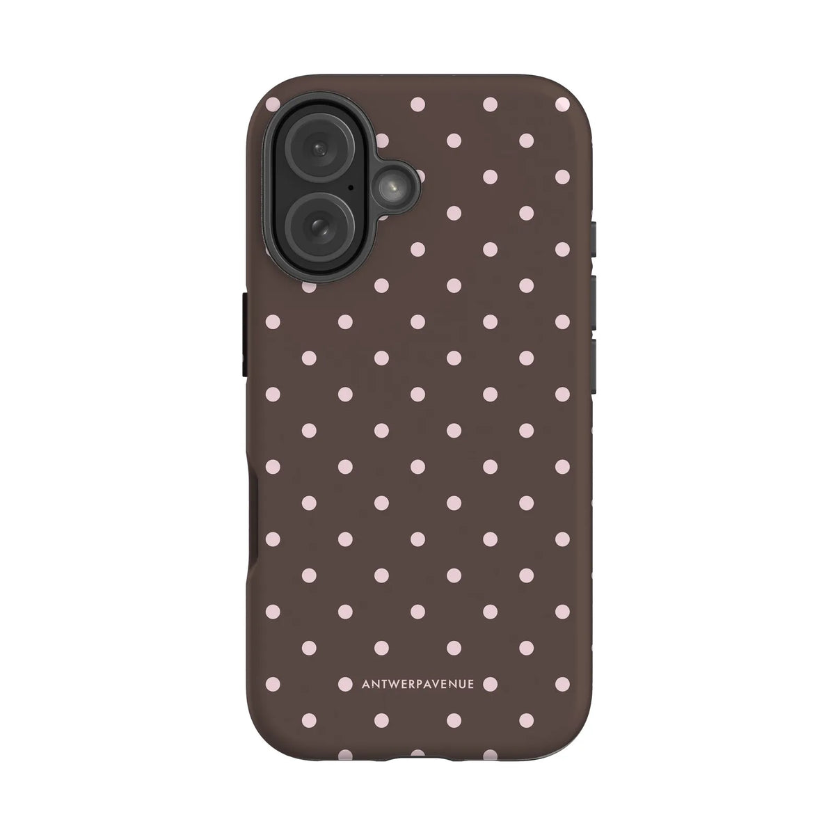 Mocha Dot - Case - iPhone 16 mockup