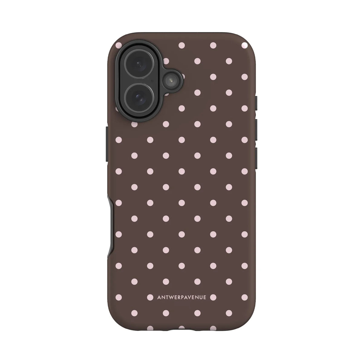 Mocha Dot - Case - iPhone 17 mockup