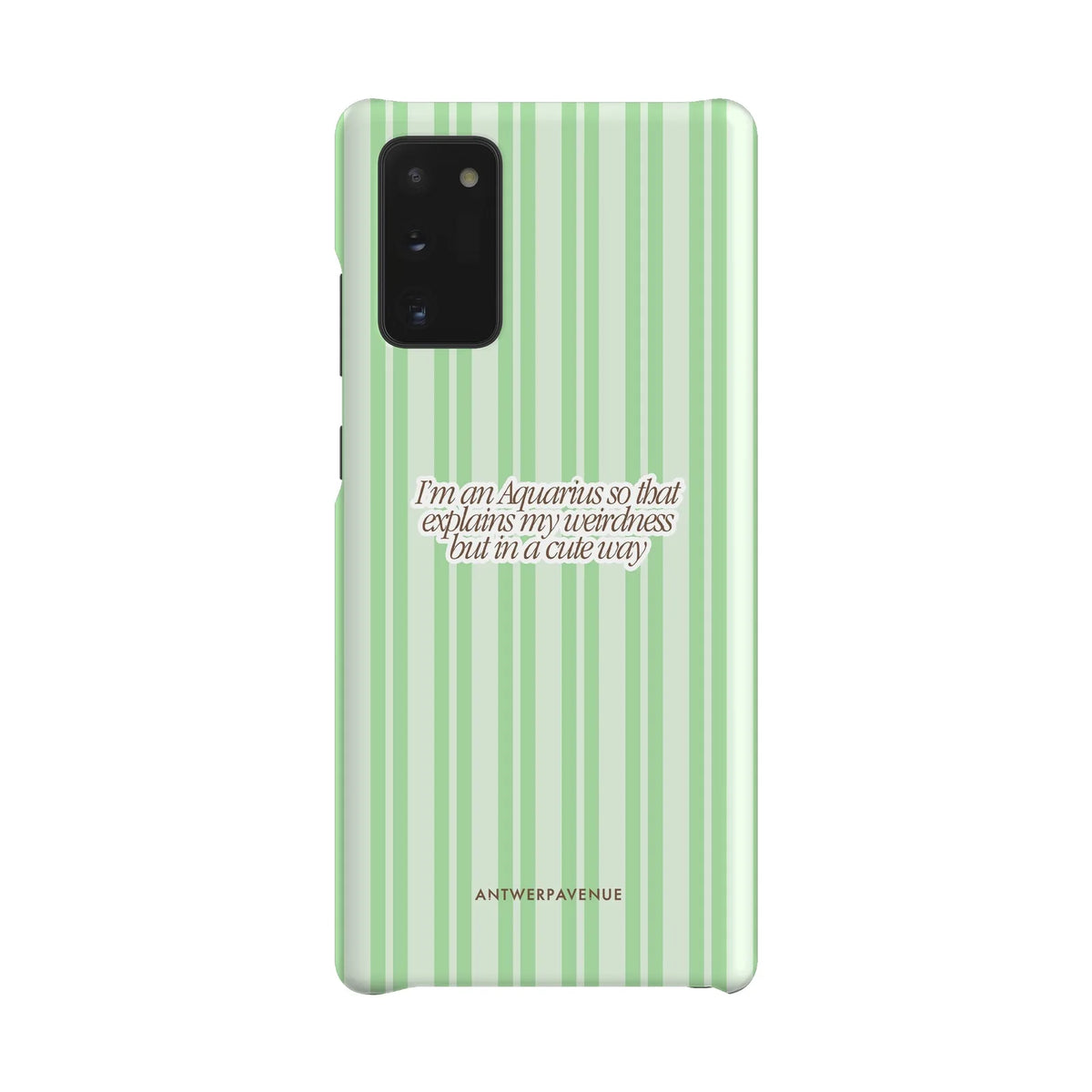Aquarius - Zodiac Case - Galaxy Note 20 Snap mockup