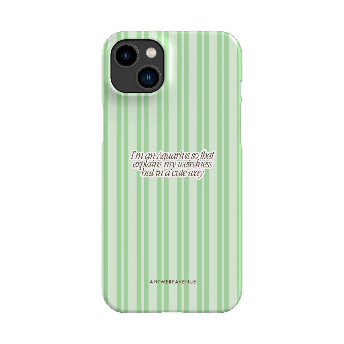Aquarius - Zodiac Case - iPhone 14 Plus Snap mockup