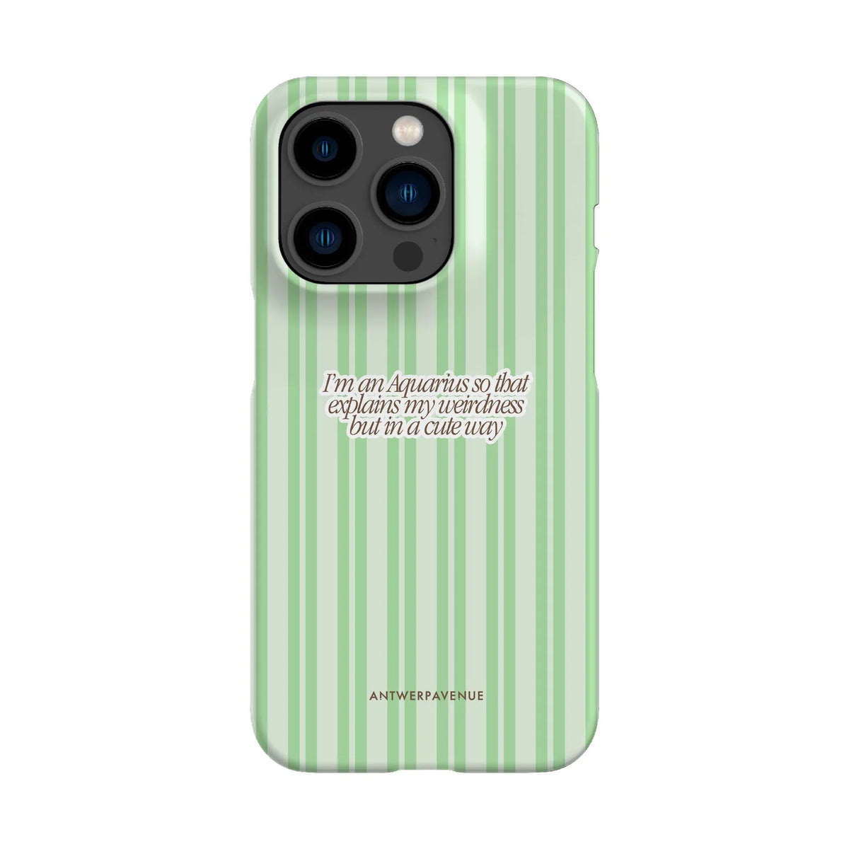 Aquarius - Zodiac Case - iPhone 14 Pro Snap mockup