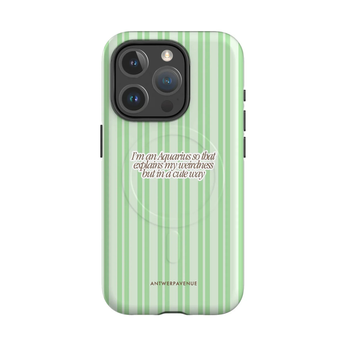 Aquarius - Zodiac Case - iPhone 15 Pro MagSafe mockup