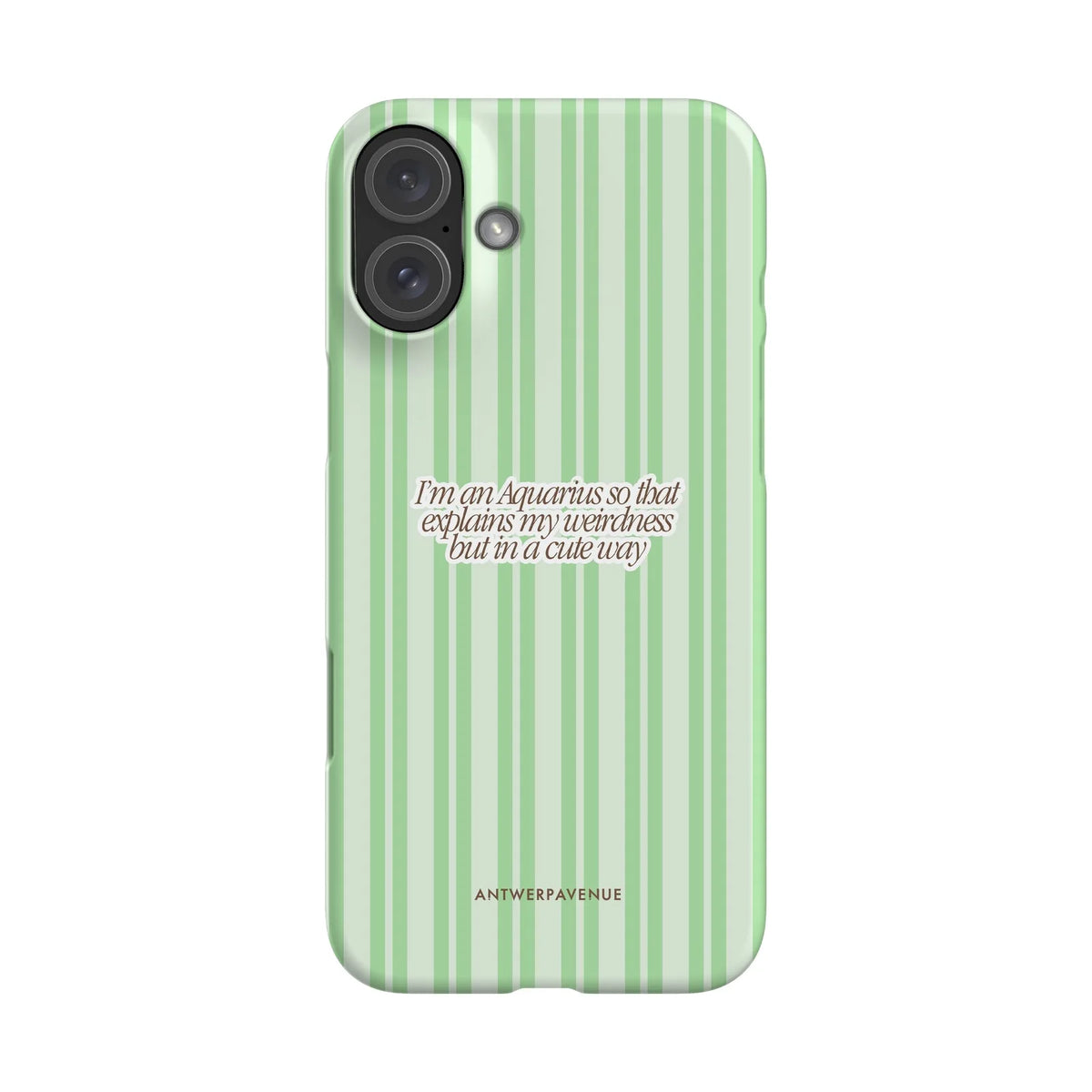 Aquarius - Zodiac Case - iPhone 16 Plus Snap mockup