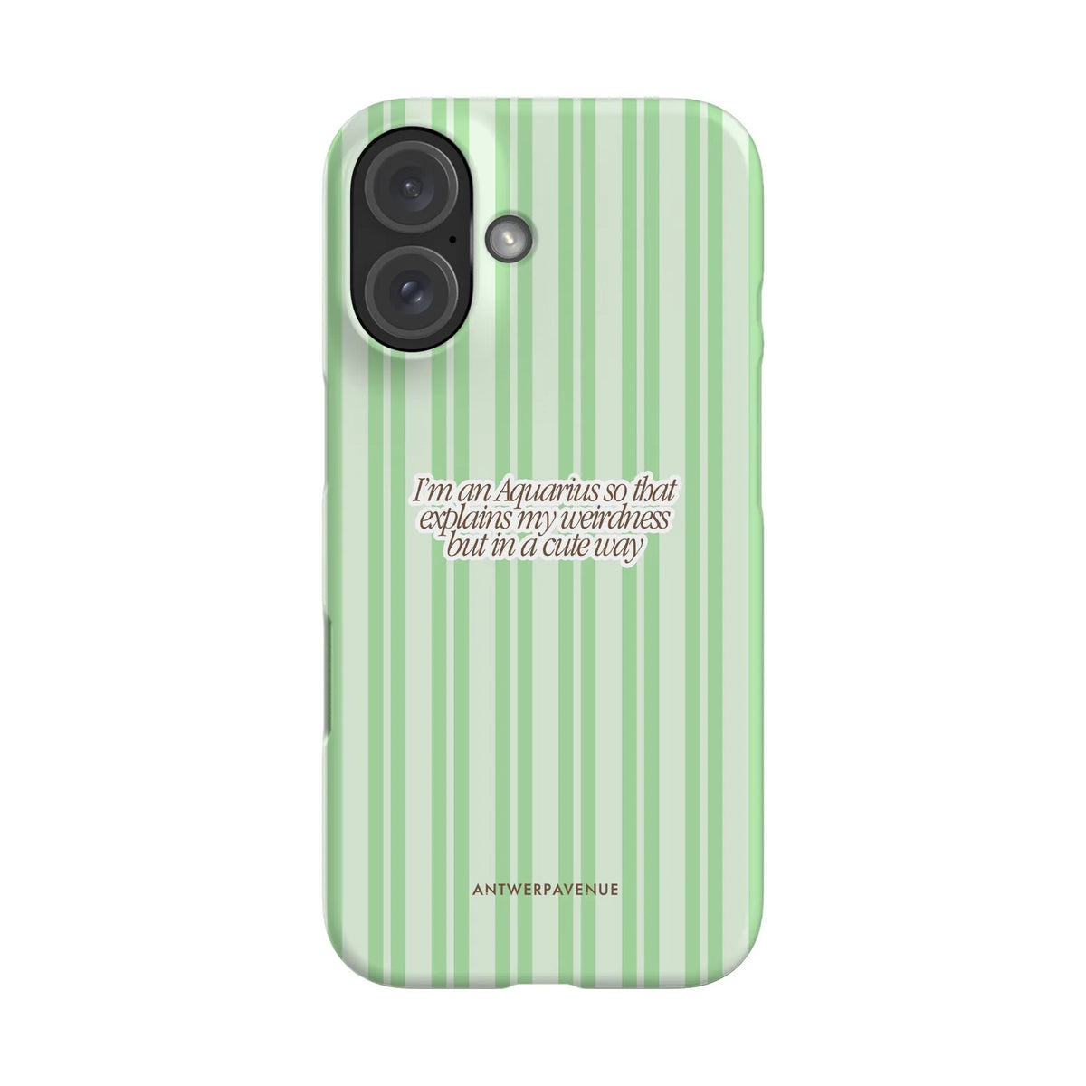 Aquarius - Zodiac Case - iPhone 16 Snap mockup