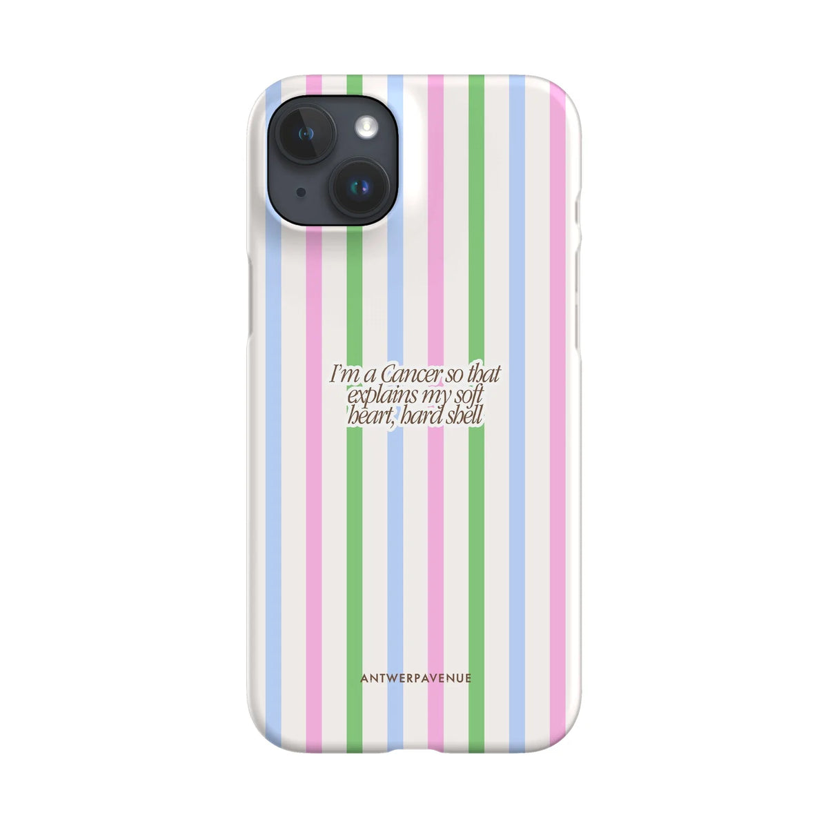 Cancer - Zodiac Case - iPhone 15 Plus Snap mockup