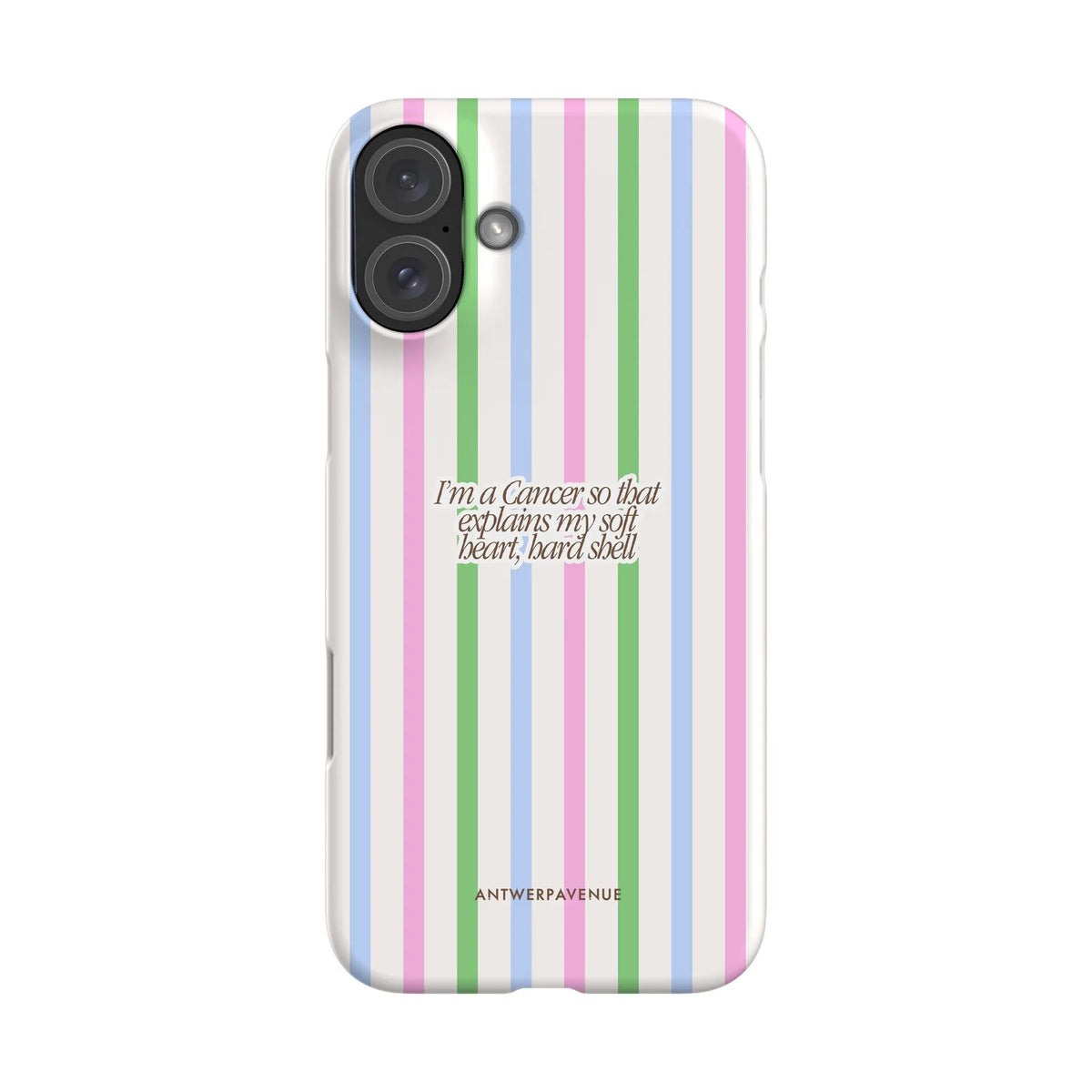 Cancer - Zodiac Case - iPhone 16 Plus Snap mockup