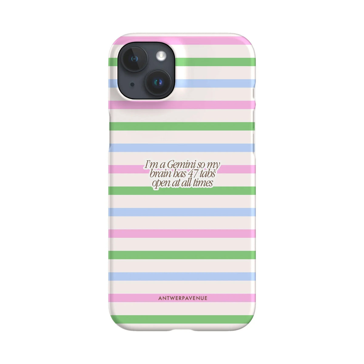 Gemini - Zodiac Case - iPhone 15 Plus Snap mockup
