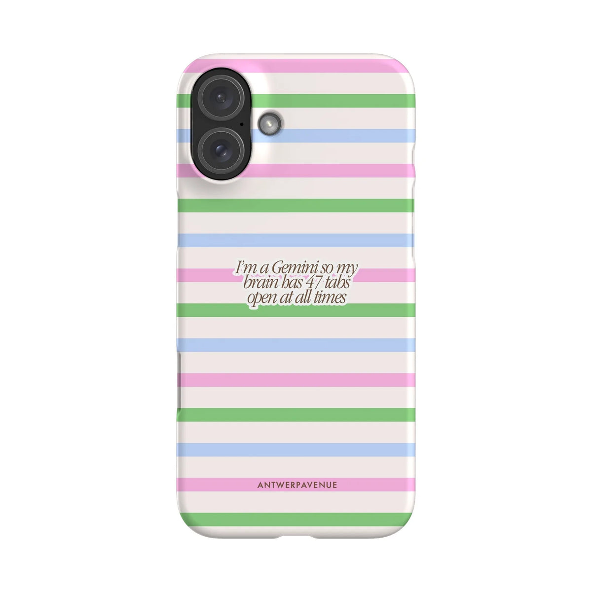 Gemini - Zodiac Case - iPhone 16 Plus Snap mockup