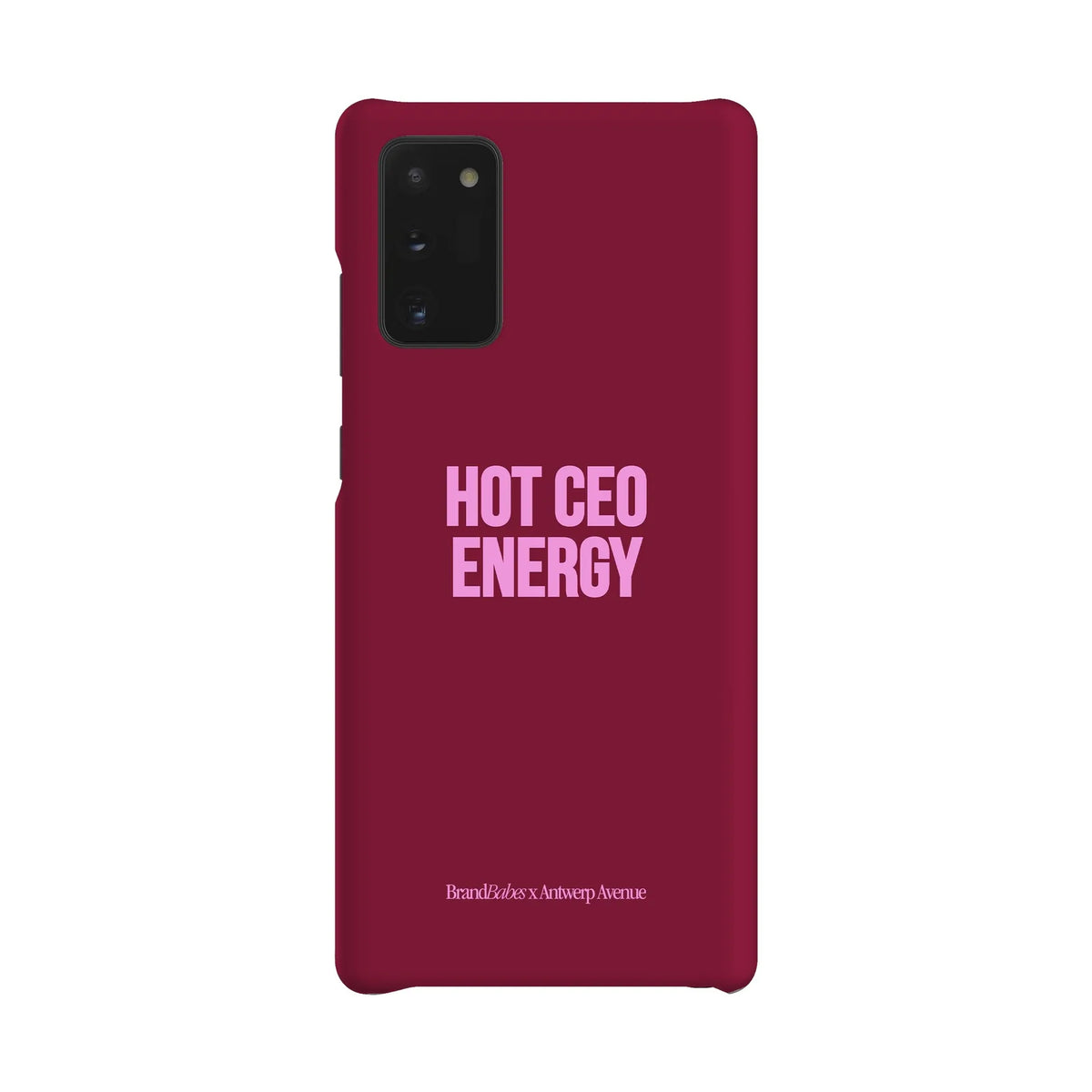 Hot CEO Energy - Case - Galaxy Note 20 Snap mockup