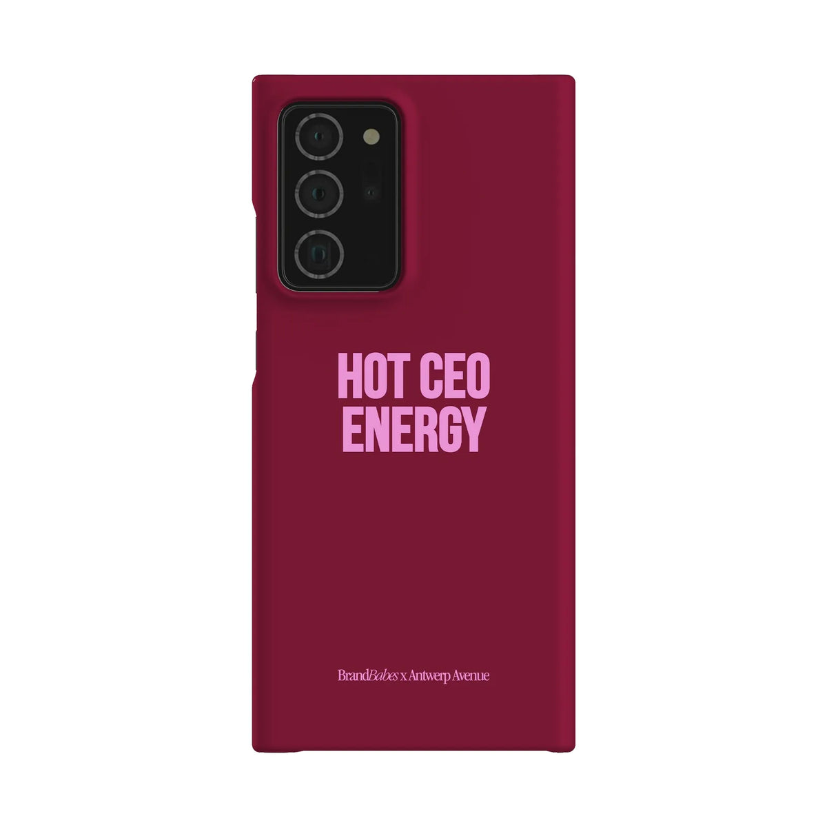 Hot CEO Energy - Case - Galaxy Note 20 Ultra Snap mockup
