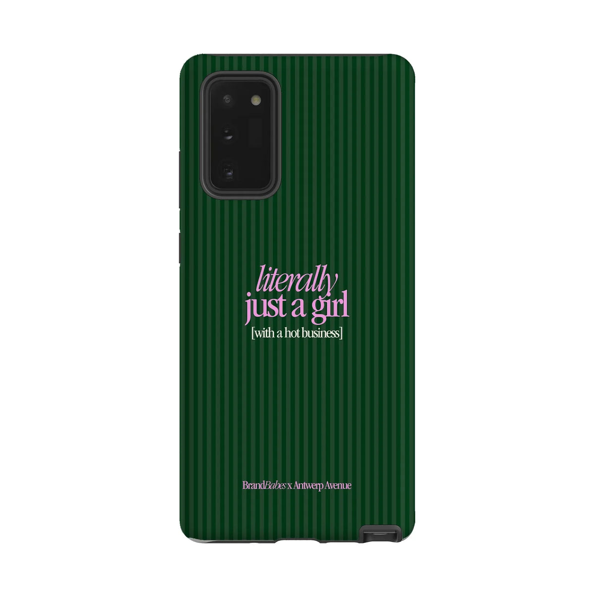 Literally Just a Girl - Case - Galaxy Note 20 mockup