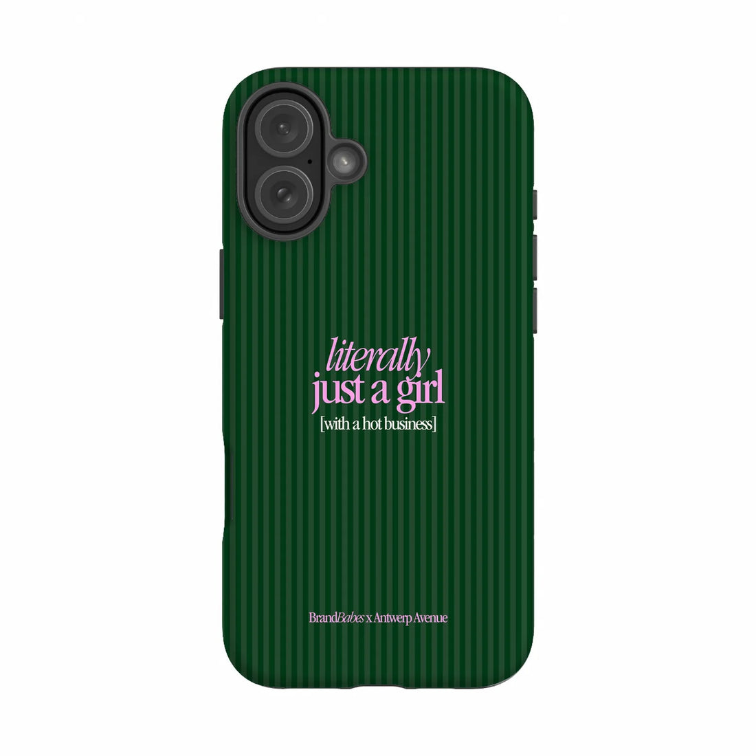 Literally Just a Girl - Case - iPhone 16 Plus mockup