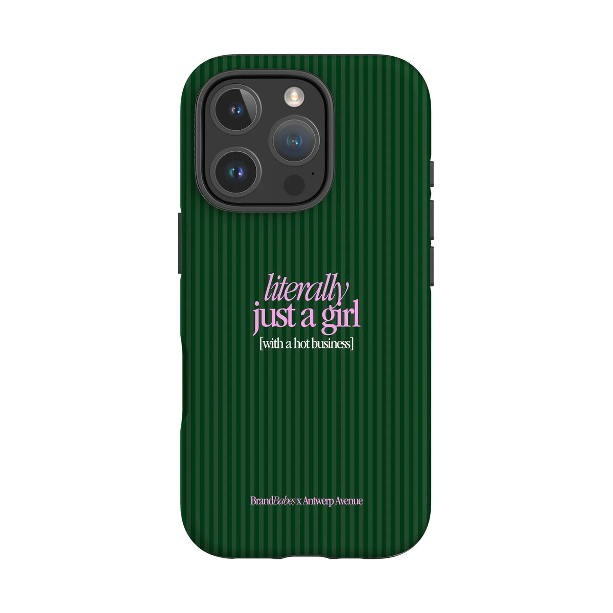 Literally Just a Girl - Case - iPhone 16 Pro mockup