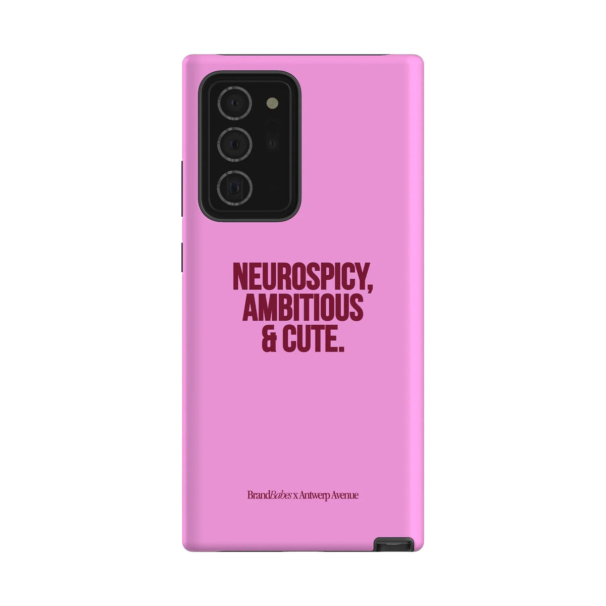Neurospicy, Ambitious & Cute - Case - Galaxy Note 20 Ultra mockup
