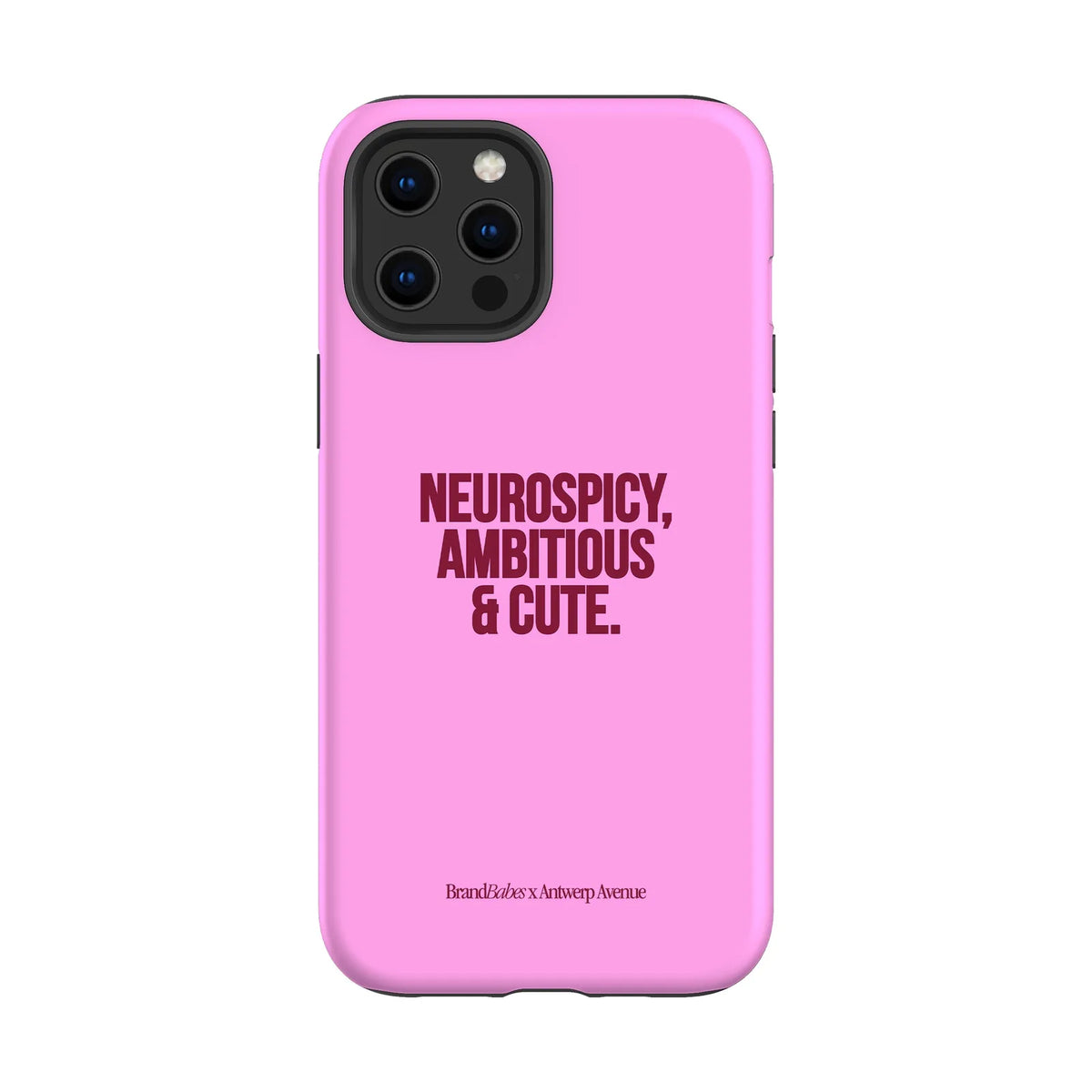 Neurospicy, Ambitious & Cute - Case - iPhone 12 Pro Max mockup