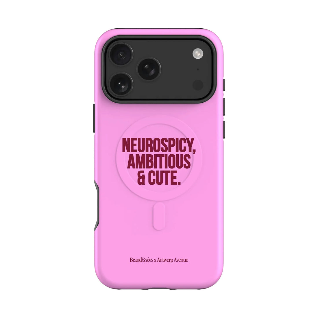 Neurospicy, Ambitious & Cute - Case - iPhone 17 Pro Max MagSafe mockup