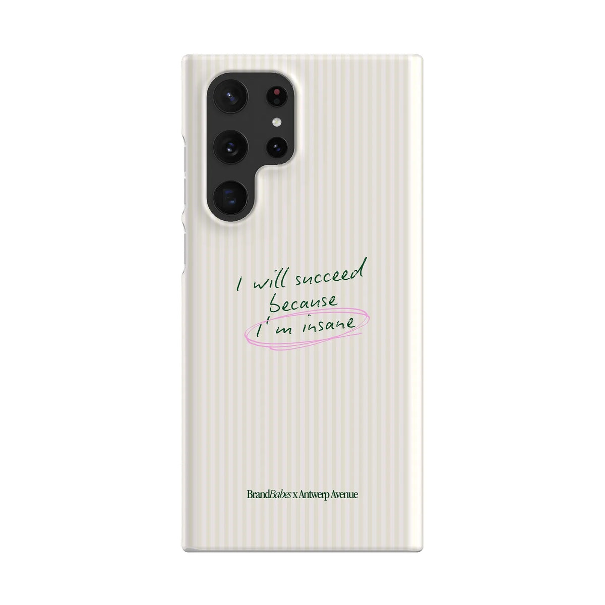 I Will Succeed - Case - Galaxy S22 Ultra Snap mockup