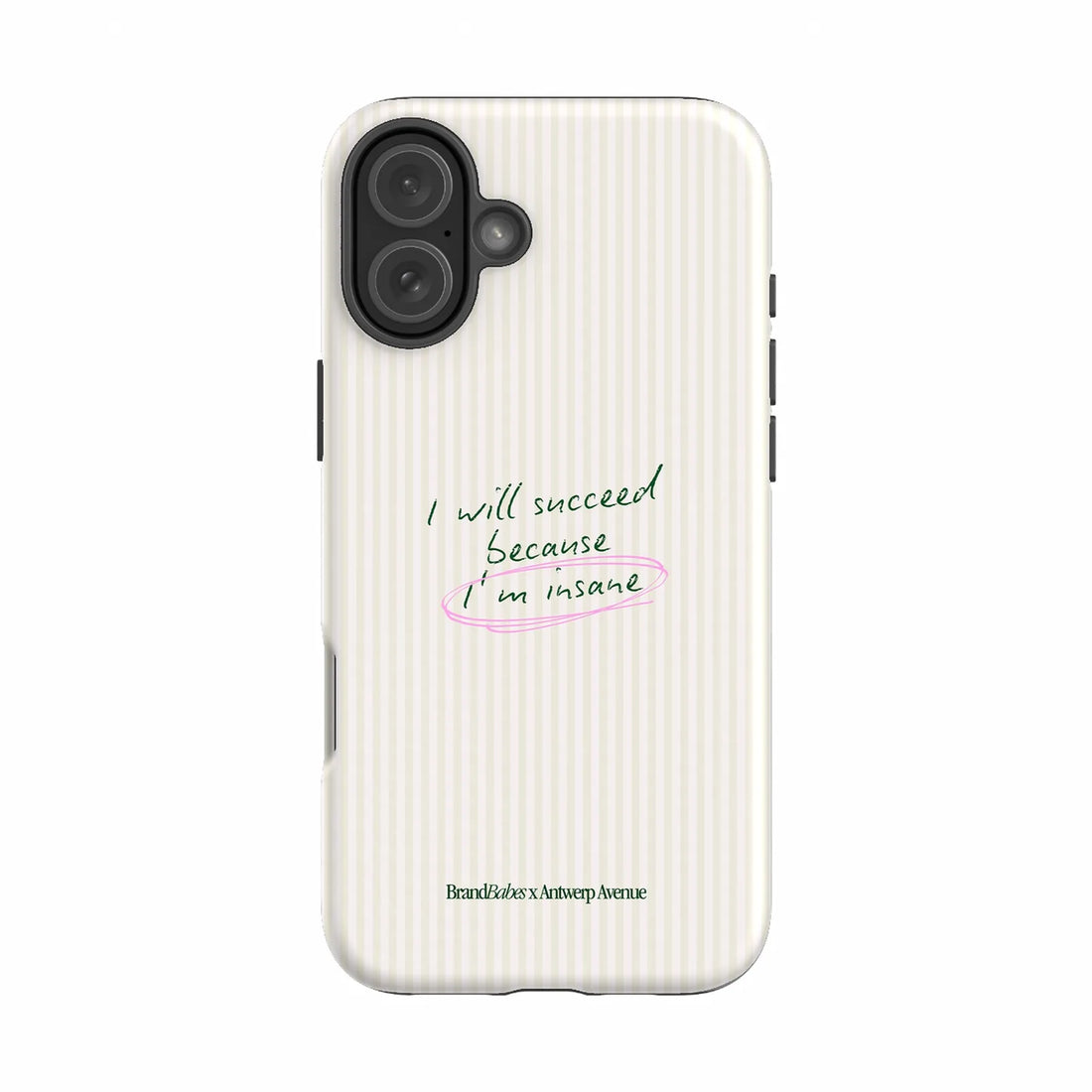 I Will Succeed - Case - iPhone 16 Plus mockup