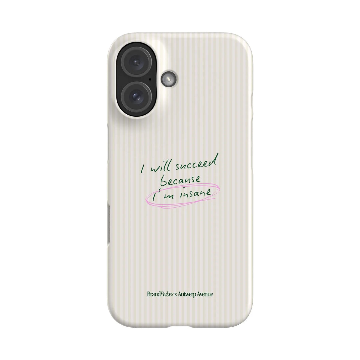 I Will Succeed - Case - iPhone 16 Snap mockup