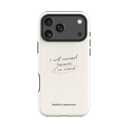 I Will Succeed gsm-hoesje met quote voor iPhone