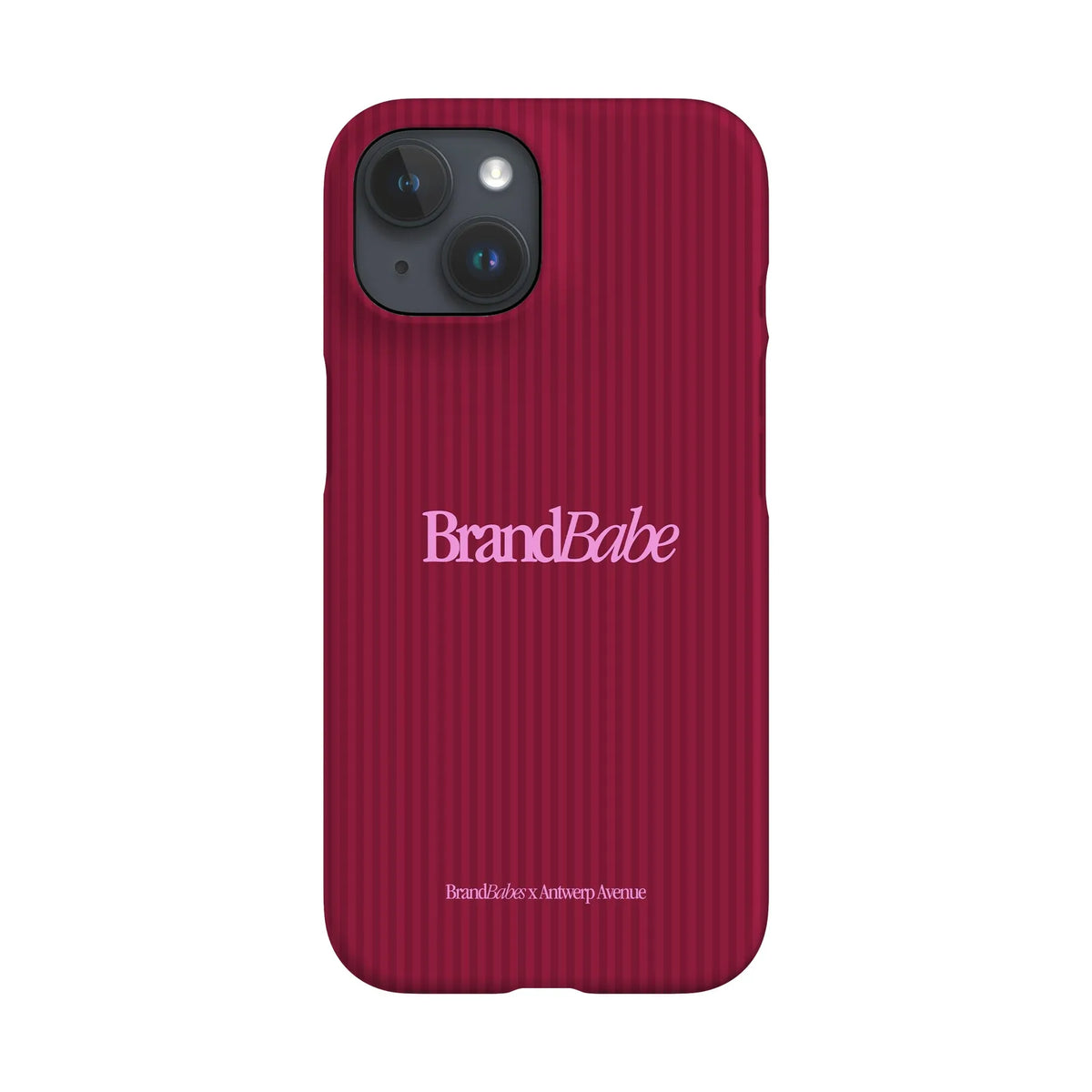 BrandBabe Red - Case - iPhone 15 Snap mockup
