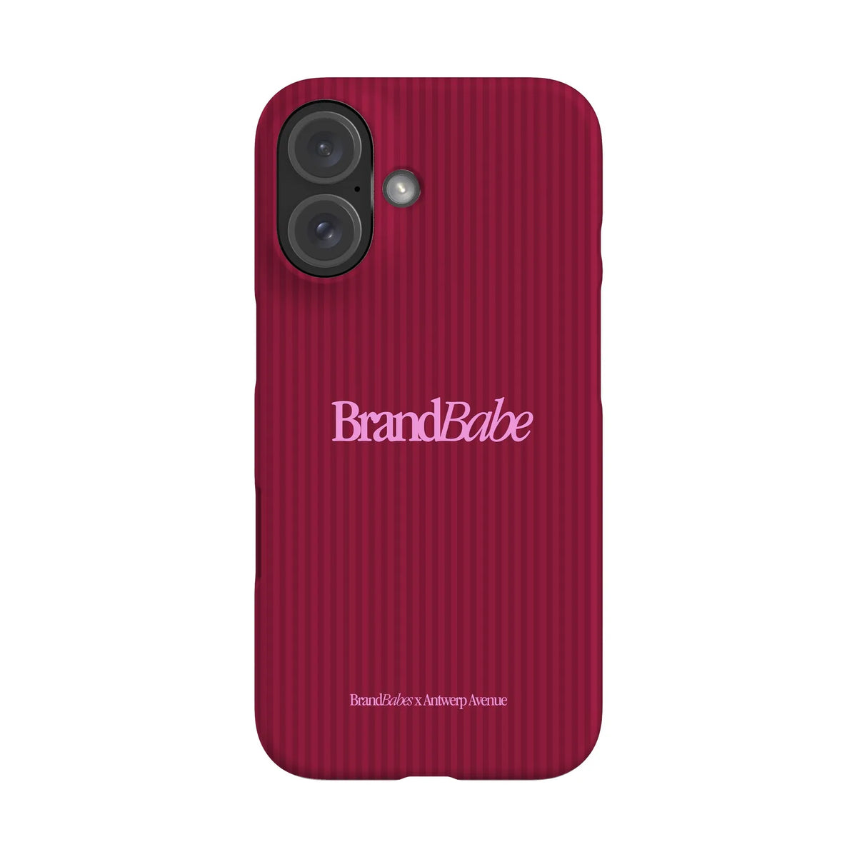 BrandBabe Red - Case - iPhone 16 Snap mockup