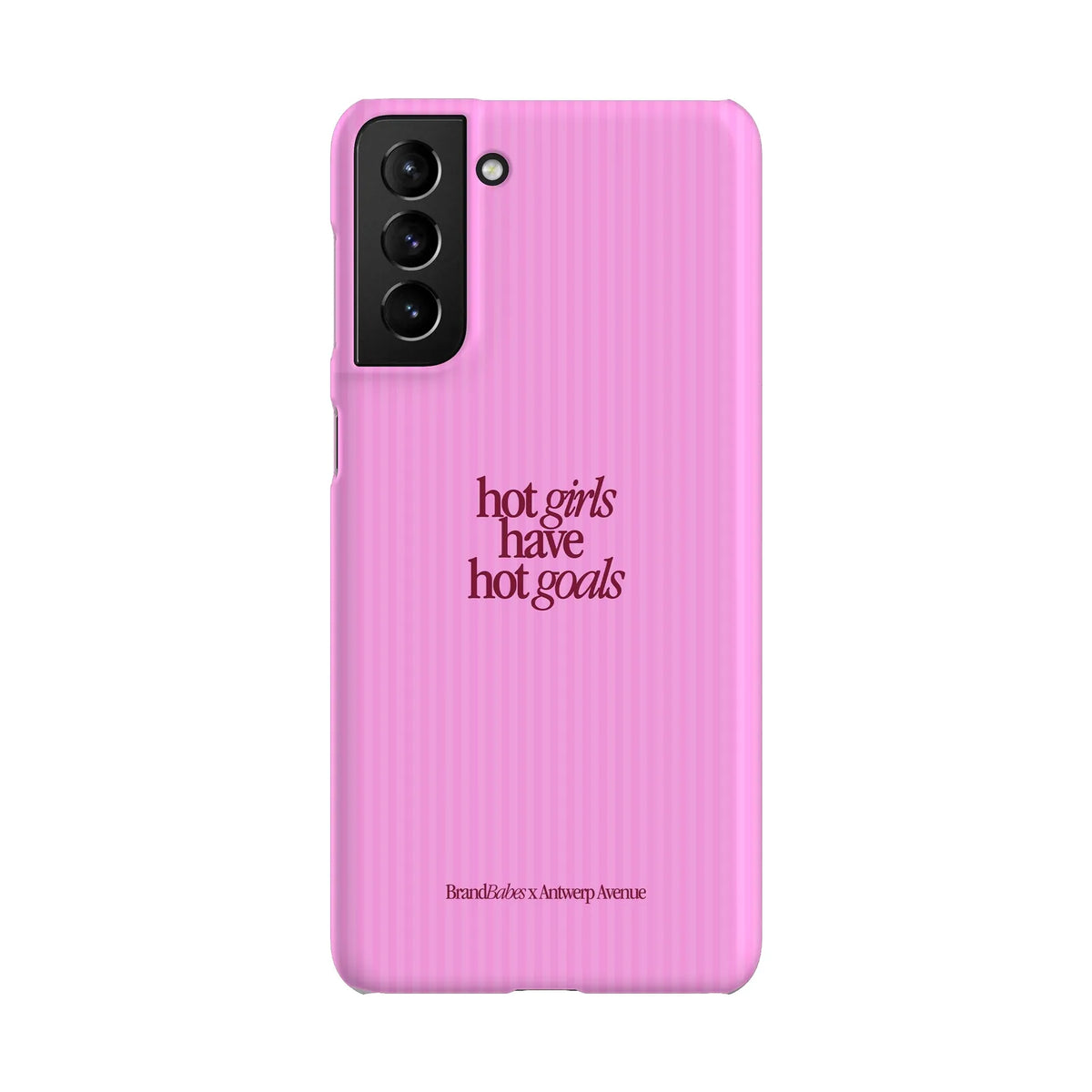 Hot Girls Have Hot Goals - Case - Galaxy S21 Plus Snap mockup