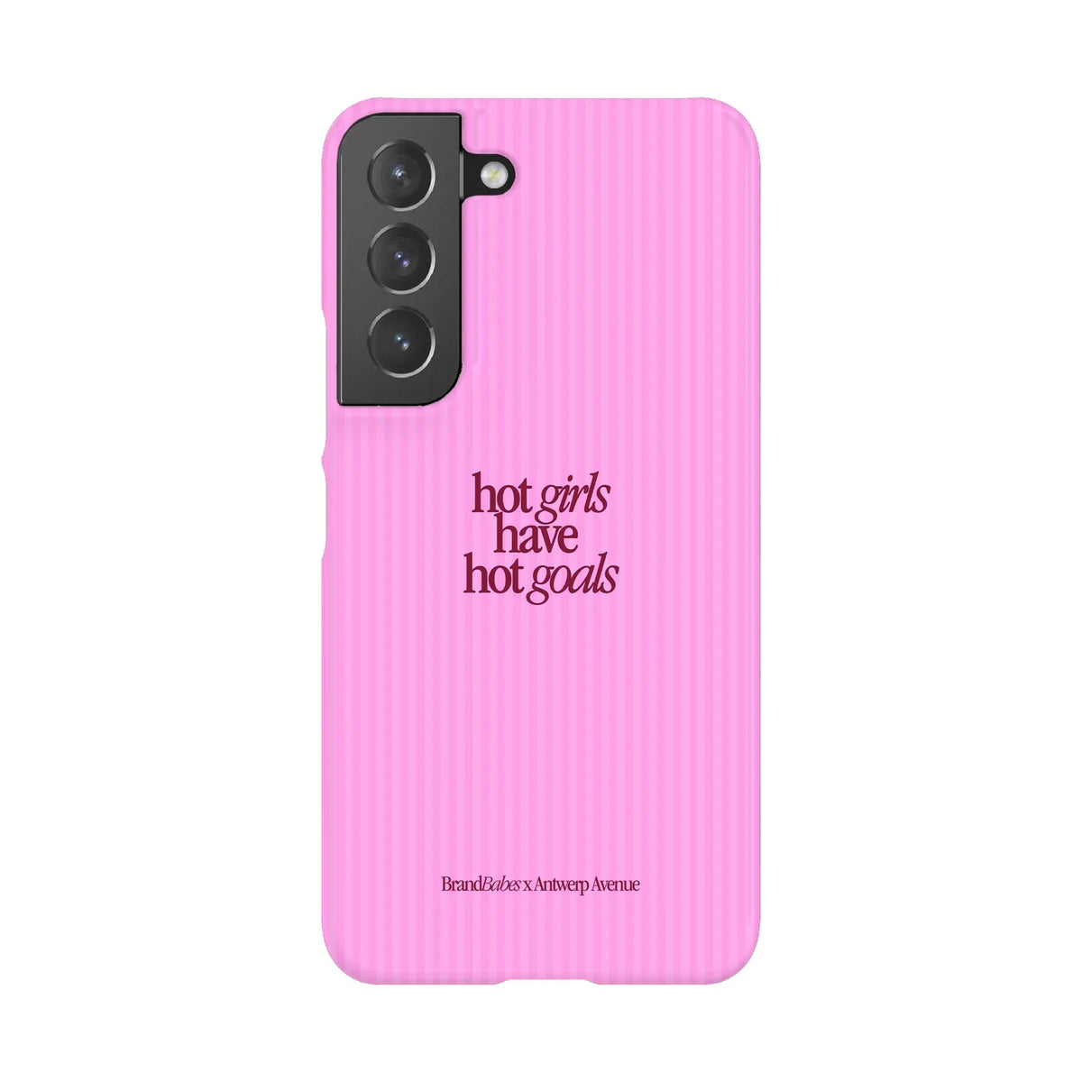 Hot Girls Have Hot Goals - Case - Galaxy S22 Snap mockup