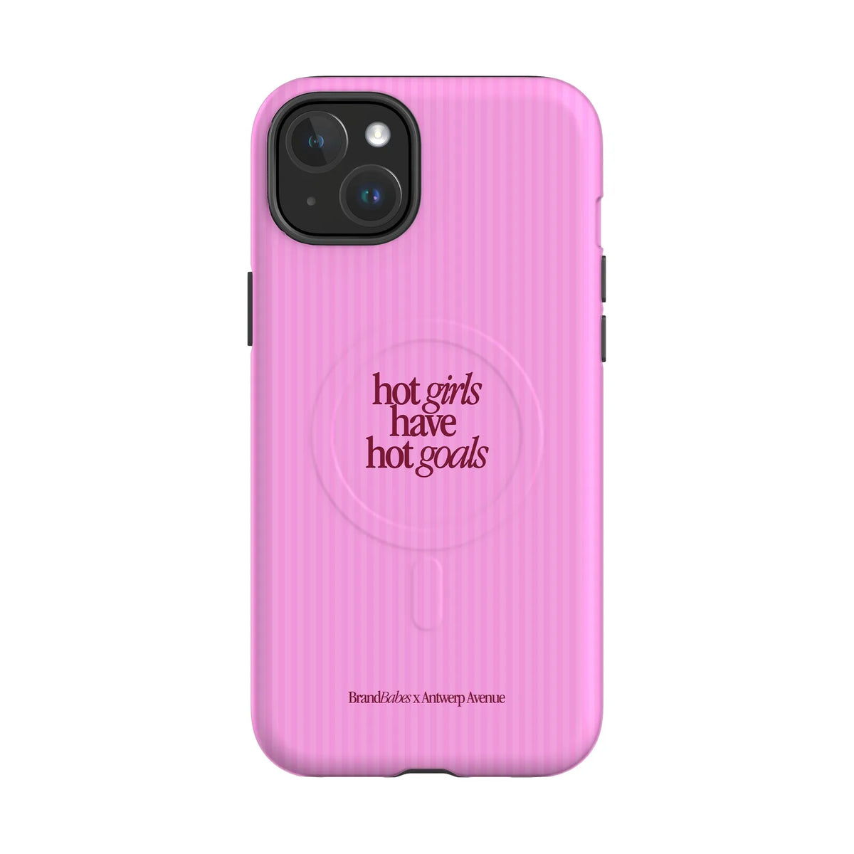 Hot Girls Have Hot Goals - Case - iPhone 15 Plus MagSafe mockup