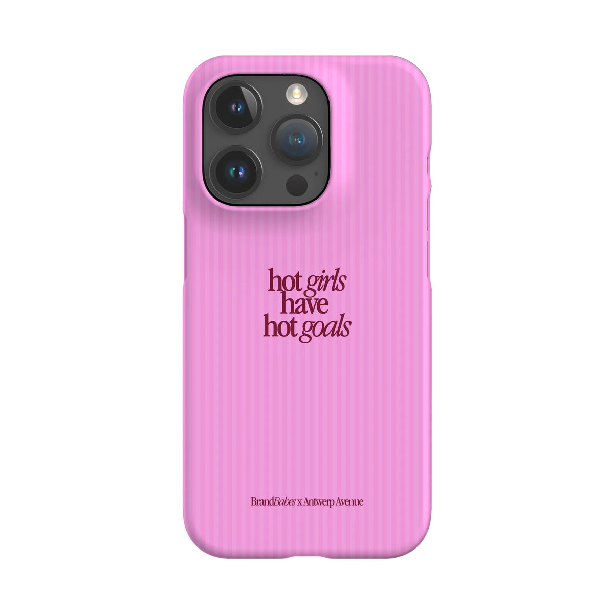 Hot Girls Have Hot Goals - Case - iPhone 15 Pro Snap mockup