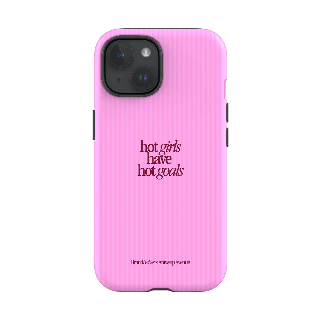 Hot Girls Have Hot Goals - Case - iPhone 15 mockup