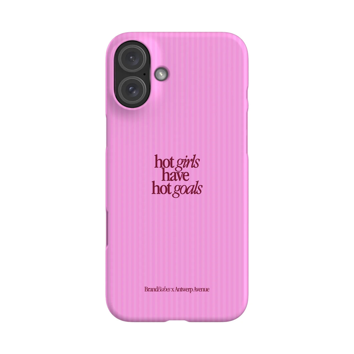 Hot Girls Have Hot Goals - Case - iPhone 16 Plus Snap mockup