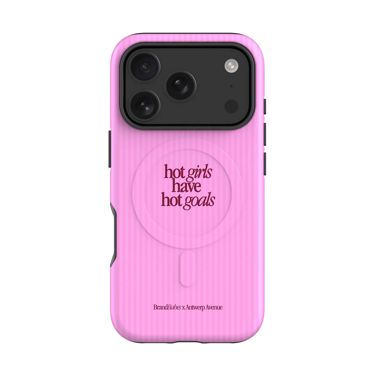 Hot Girls Have Hot Goals - Case - iPhone 17 Pro MagSafe mockup