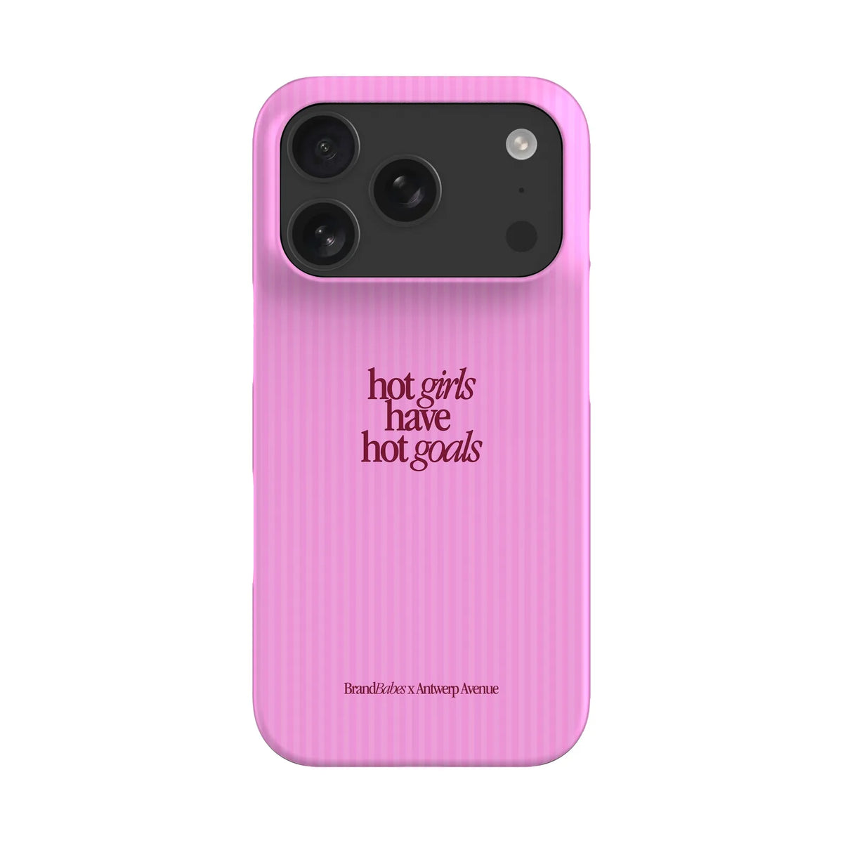 Hot Girls Have Hot Goals - Case - iPhone 17 Pro Snap mockup