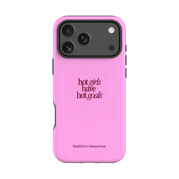 Hot Girls Have Hot Goals - Case - iPhone Pro mockup