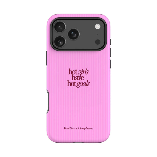 Hot Girls Have Hot Goals - Case - iPhone Pro mockup