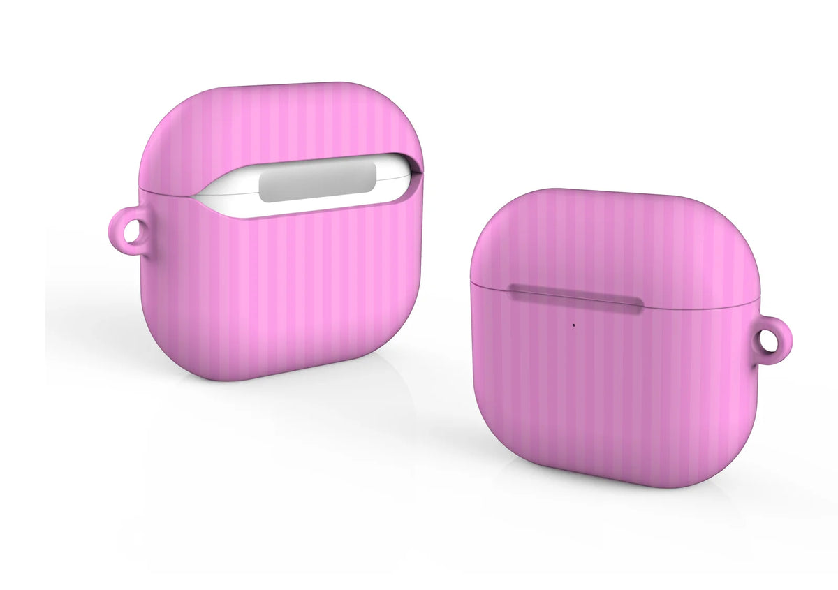 Pink Stripes - AirPods Case - AirPods 4th generation extra view
