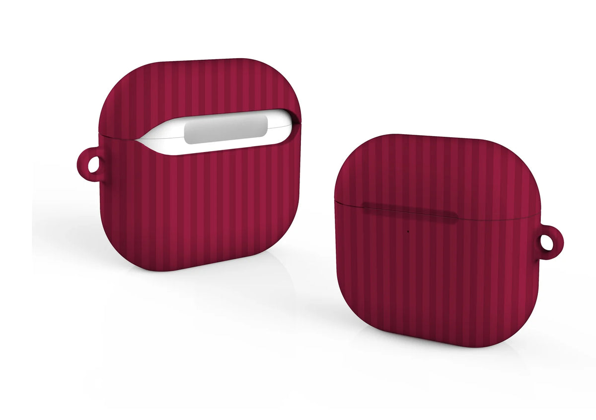 Red Stripes - AirPods Case - AirPods 4th generation extra view