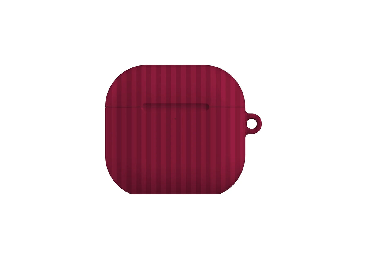 Red Stripes - AirPods Case - AirPods 4th generation mockup