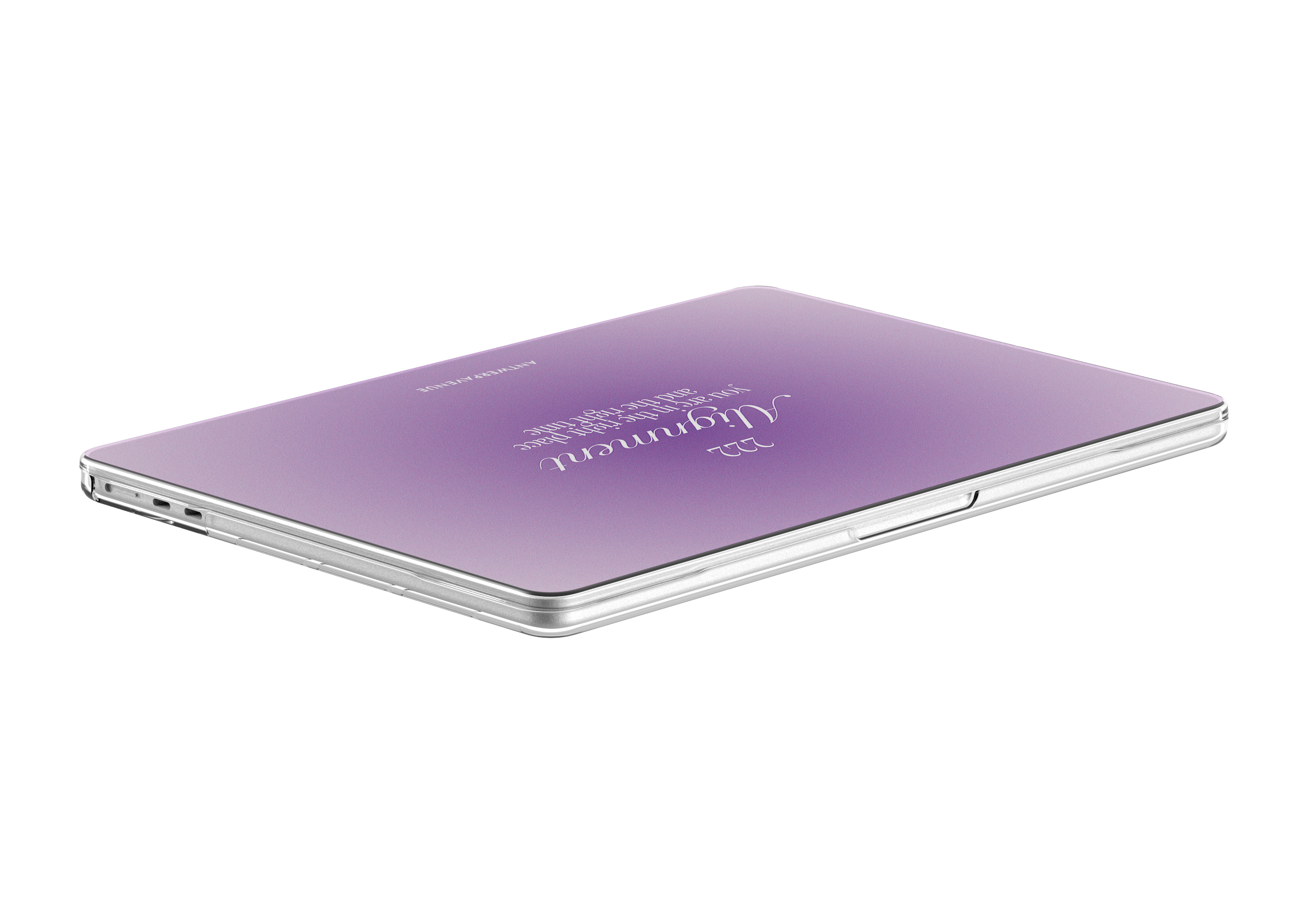 222 Alignment - Purple - MacBook Case