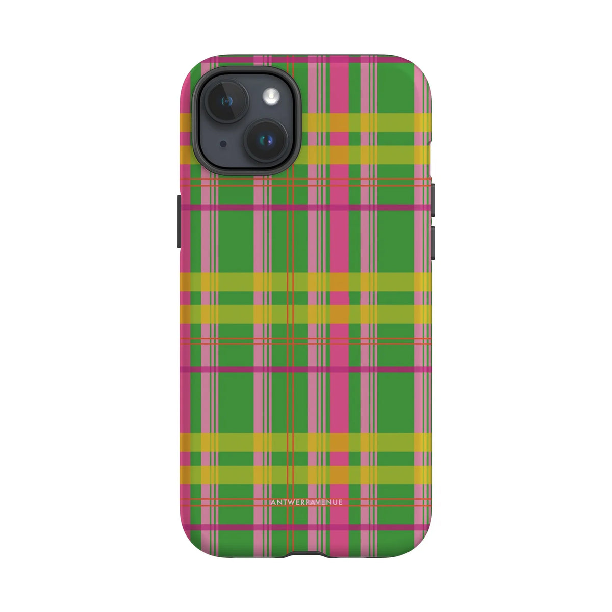 Tartan Twist - Case - iPhone 15 Plus mockup