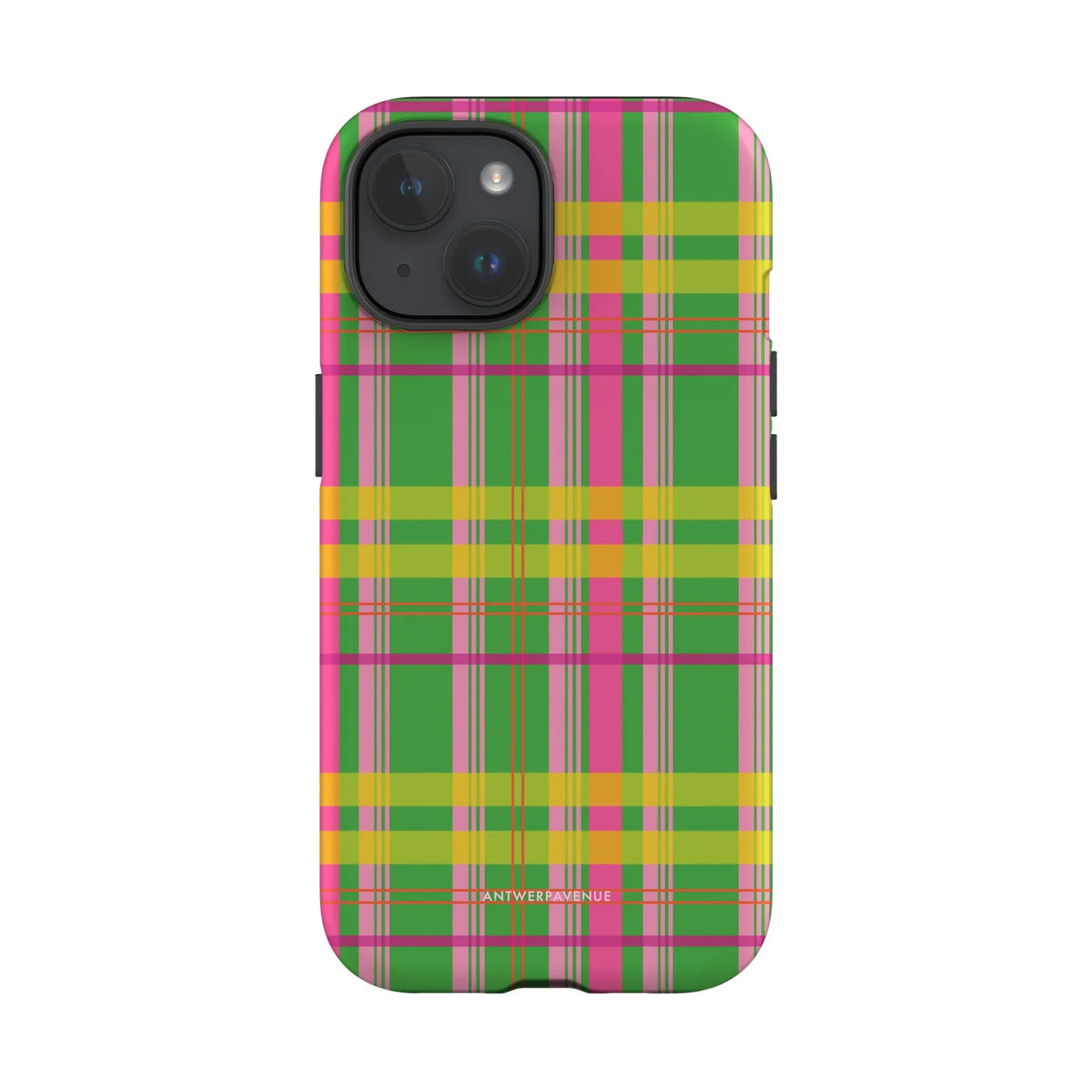 Tartan Twist - Case - iPhone 15 mockup
